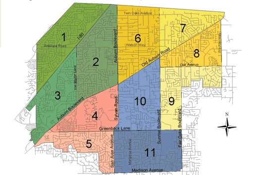 Citrus Heights Neighborhood areas