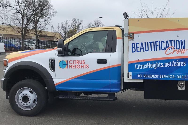 Beautification Crew vehicle