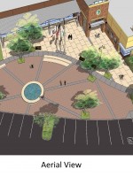 Aerial view of proposed new city hall off Fountain Square Drive in Citrus Heights.