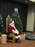 Santa, Citrus Heights Christmas tree lighting. Photo by Luke Otterstad