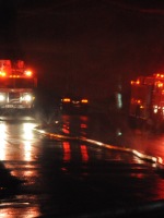 Attic fire, Citrus Heights. Photo by Luke Otterstad