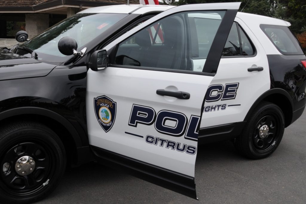 Stock photo, Citrus Heights police SUV.