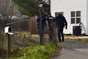 Citrus Heights police officers conduct search. Photo by Luke Otterstad