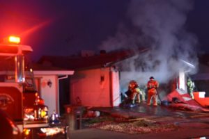 Citrus heights, house fire, ziebell ct. Photo by Luke Otterstad