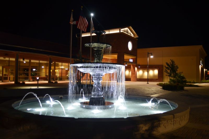 Citrus Heights city hall, fountain