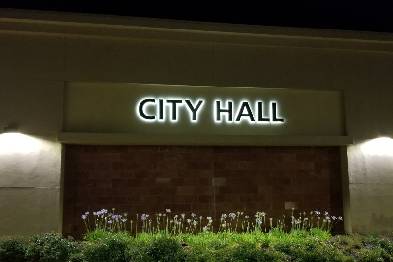 City Hall night time