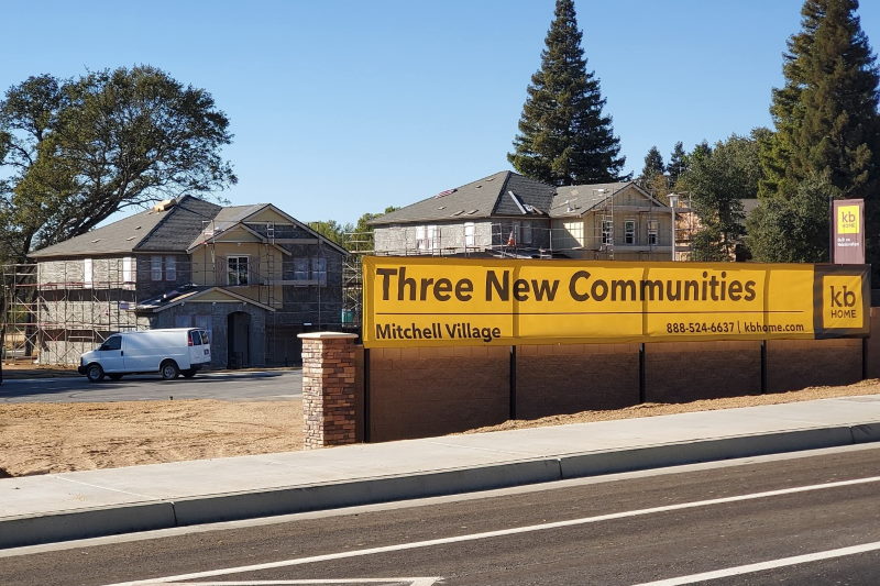 Model homes nearing completion in 56-acre Citrus Heights development