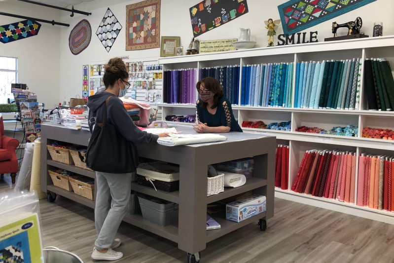 Local quilt shop sees uptick in business during pandemic