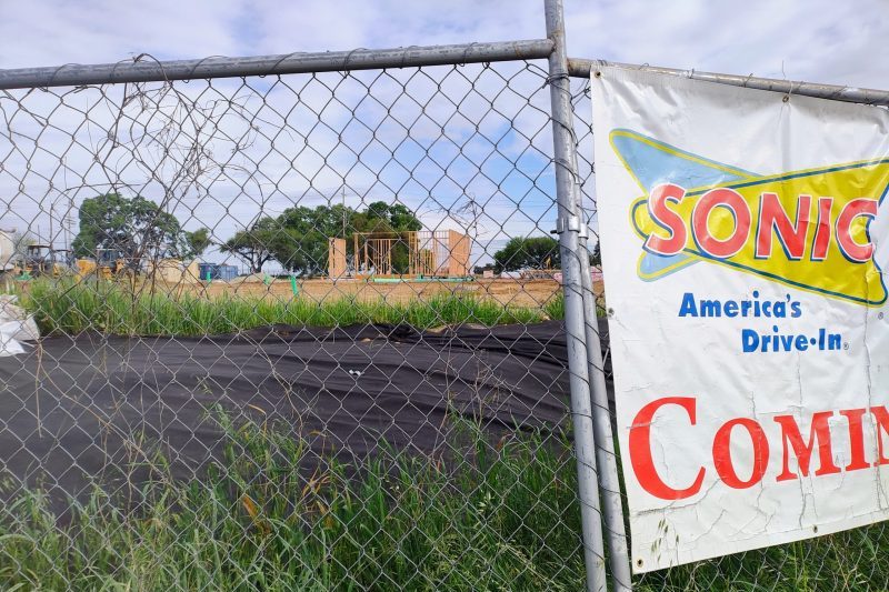Construction of new Sonic restaurant, gas station finally begins