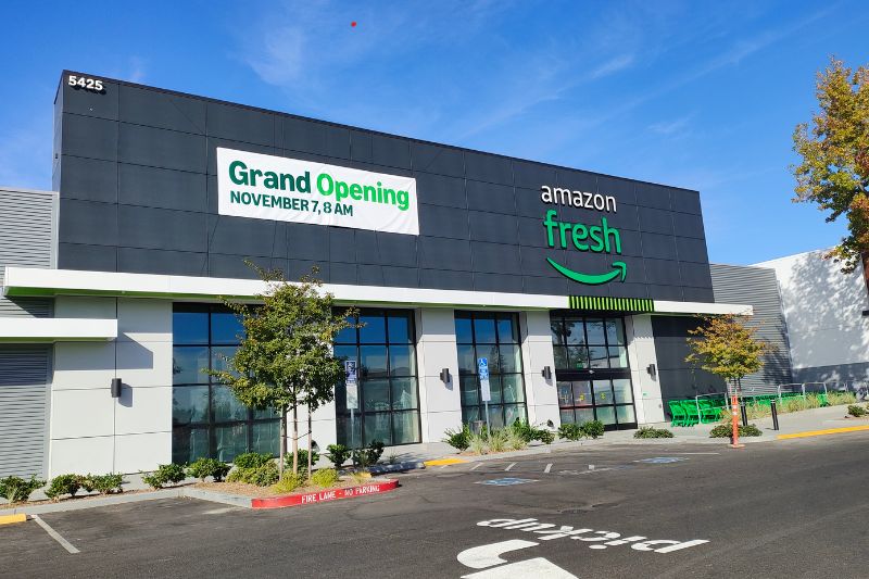 Amazon Fresh plans to open in November in Citrus Heights. // SB Williams