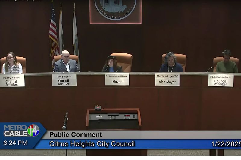 Citrus Heights City Council, Jan. 22, 2025