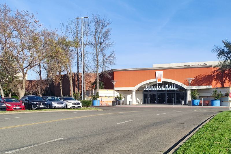 Sunrise Mall Entrance on a sunny day