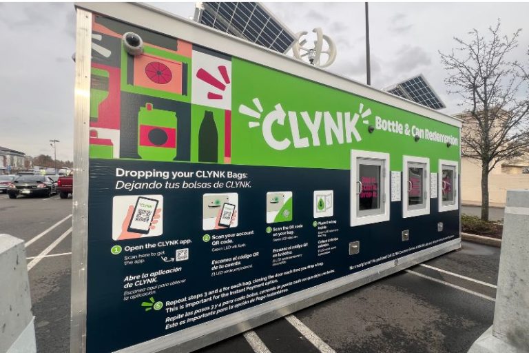 Rendering of a proposes delf-serve CRV drop off kiosk submitted to the city by Ivan's Recycling LLC.