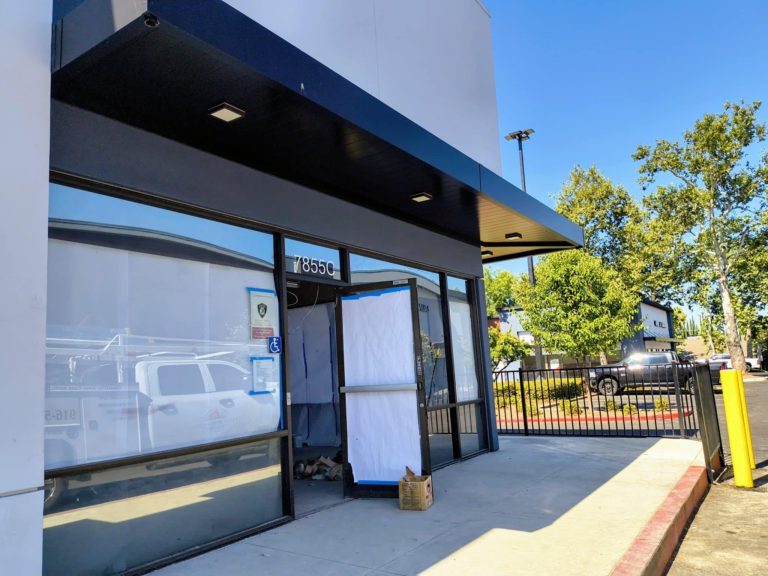 Fuesz Mechanical could be seen on site working on the interior of a new bakery coming to Citrus Heights later this year. // SB Williams.