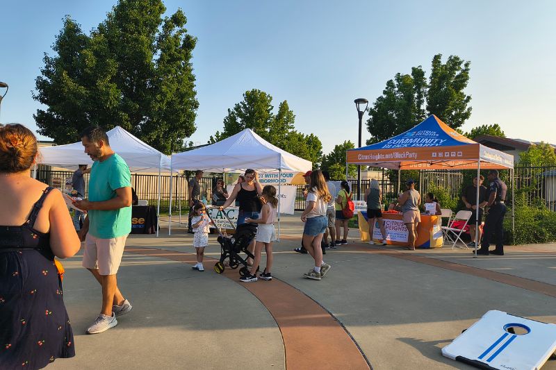 Th first City Scoop ice cream social for 2025 was held at San Juan High School on June 4, 2025. // SB Williams
