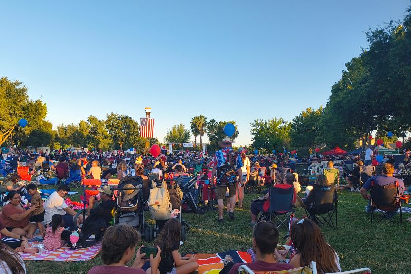 The city estimates 7,000 people attended the 3rd annual Stars & Stripes patriotic celebration, June 28, 2025. // SB Williams
