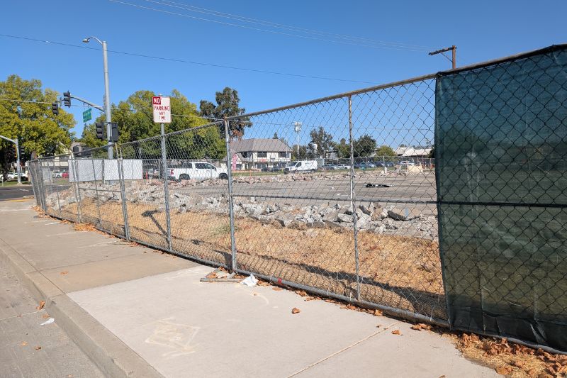 Construction is finally underway at a proposed Citrus Heights food truck plaza. // SB Williams