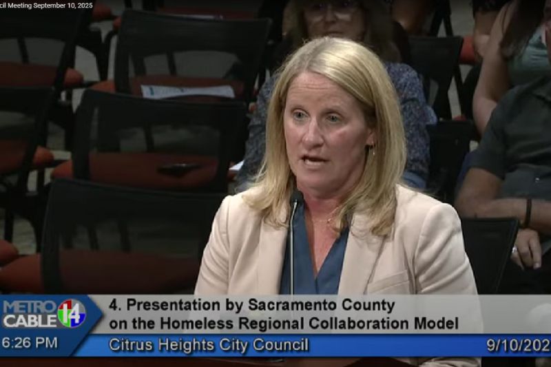 In a presentation to the Citrus Heights City Council on Wednesday, Sept. 10, Director of Sacramento County’s Department of Homeless Services and Housing Emily Halcon presented a regional homelessness and housing partnership model, which would merge two existing entities into one Sacramento County Homelessness and Housing Board. Sept. 10, 2025