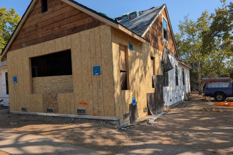 A home built in 1939 is in the midst of being remodeled.