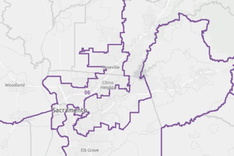 Under the redistricting proposal, the share of registered Democratic voters in the district would decrease, while the proportion of registered Republican voters would increase slightly. The new map would also include a larger portion of Placer County, including the cities of Roseville and Rocklin, which were previously not part of District 6. Meanwhile, Rancho Cordova and Rancho Murieta would be removed from the district. // Ray Riehle
